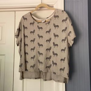 Anthropology t shirt top